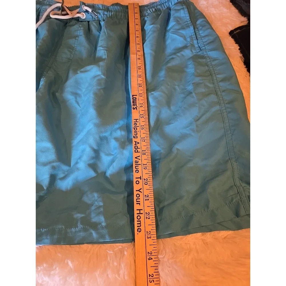 Kailua Surf Board Shorts Mens 5X Green Blue Teal‎ Mesh Lined Swimwear Drawstring